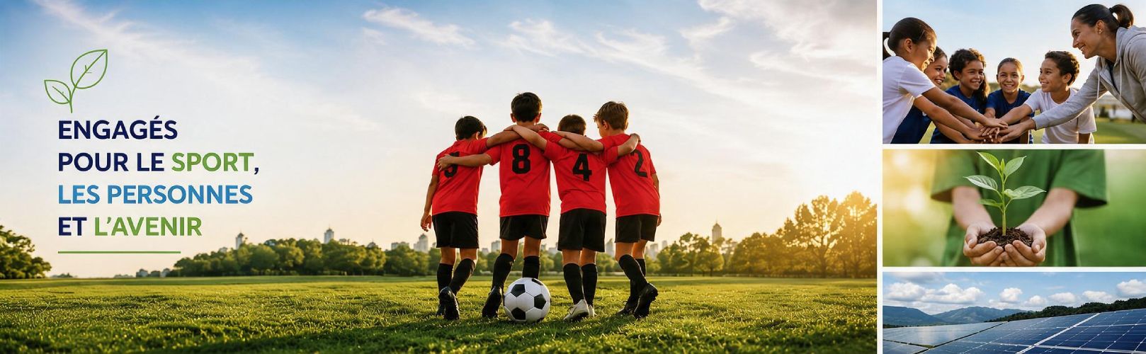 Engagés pour le sport, les personnes et l’avenir